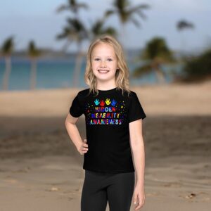 Hidden Disability Awareness Kids All Over Print Crew Neck T-Shirt