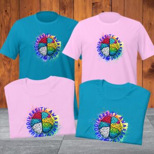 Neurodiversity Awareness Unisex T-Shirt For Hidden Disabilities
