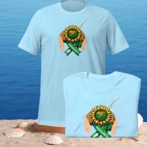 Functional Neurological Disorder Brain Sunflower T-Shirt