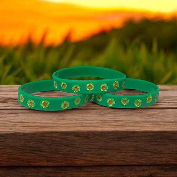Sunflower Silicone Wristband - Image 4