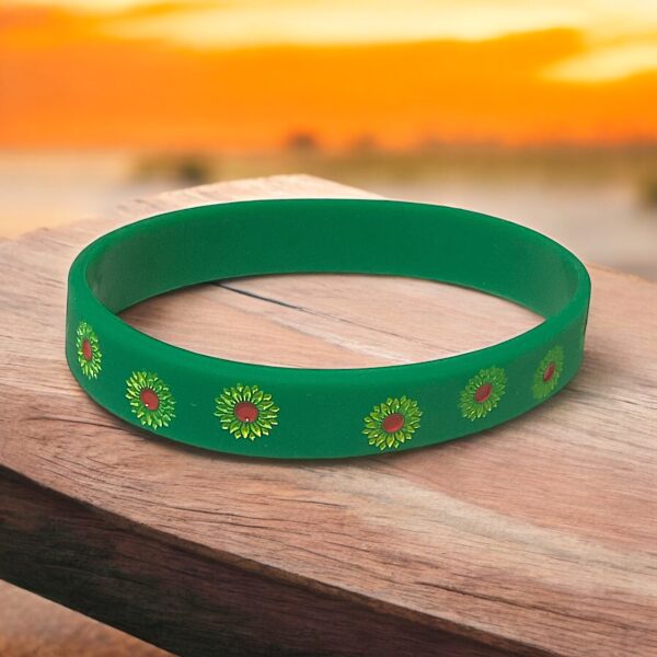 Sunflower Silicone Wristband - Image 3