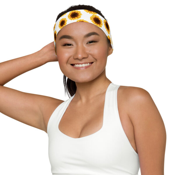 Hidden Disability Sunflower All Over Print Headband - Image 9