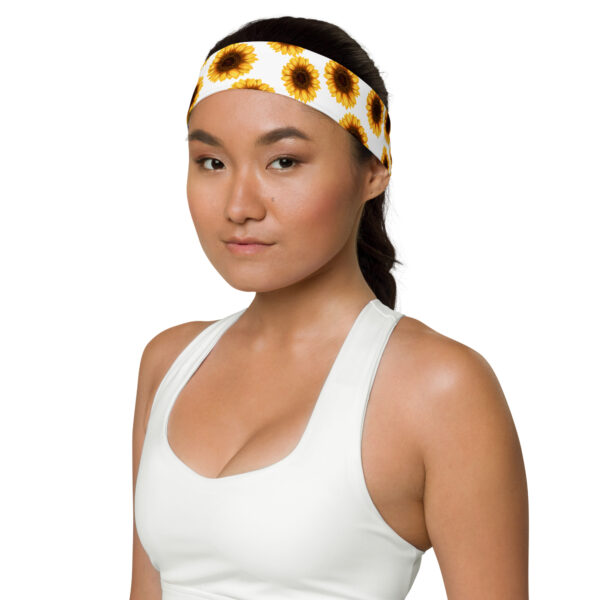 Hidden Disability Sunflower All Over Print Headband - Image 5