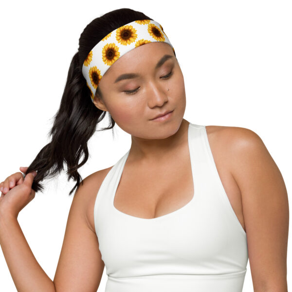 Hidden Disability Sunflower All Over Print Headband - Image 2
