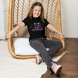 Hidden Disability Awareness Youth All Over Print Crew Neck T-Shirt