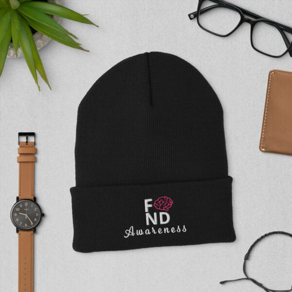 Functional Neurological Disorder Awareness Embroidered Cuffed Beanie