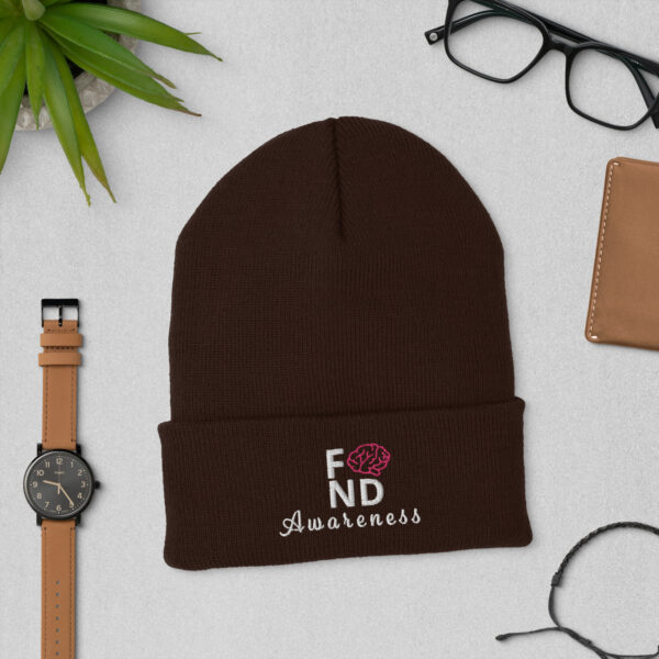 Functional Neurological Disorder Awareness Embroidered Cuffed Beanie - Image 2