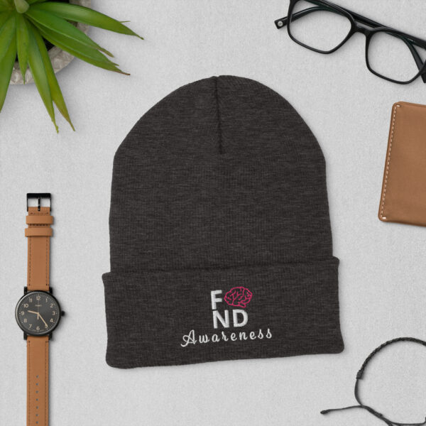 Functional Neurological Disorder Awareness Embroidered Cuffed Beanie - Image 4