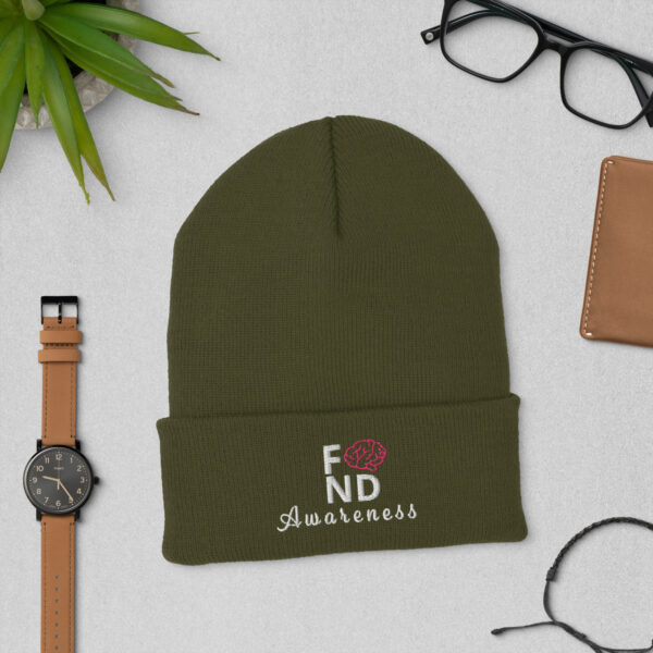 Functional Neurological Disorder Awareness Embroidered Cuffed Beanie - Image 7