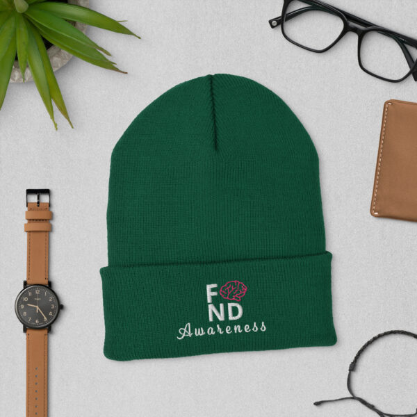 Functional Neurological Disorder Awareness Embroidered Cuffed Beanie - Image 8