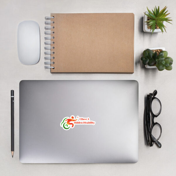 I Have A Hidden Disability Bubble Free Stickers - Image 5