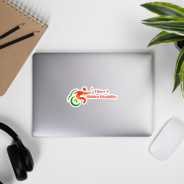 I Have A Hidden Disability Bubble Free Stickers - Image 9