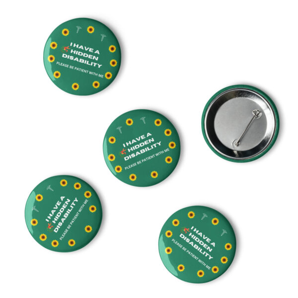 I Have a Hidden Disability 5-Pin Set - Image 9