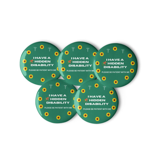 I Have a Hidden Disability 5-Pin Set - Image 8