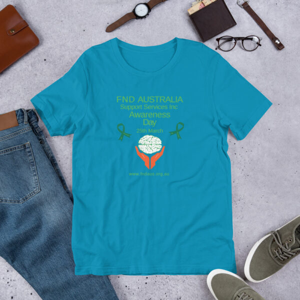 FND Australia Awareness Day Shirt - Front Print For Wheelchair Friendly Design - Image 11