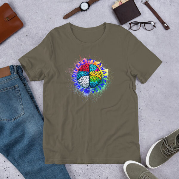 Neurodiversity Awareness Unisex T-Shirt For Hidden Disabilities - Image 3
