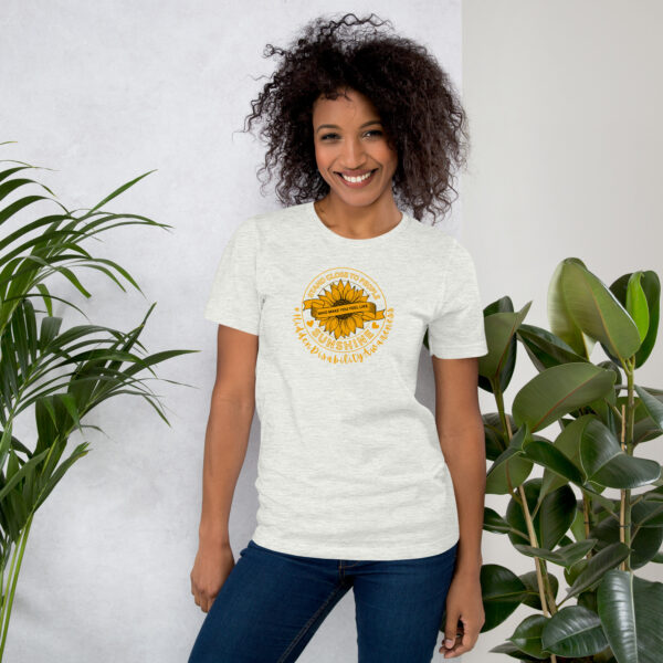 Stand Close to Sunshine Unisex T-Shirt - Hidden Disability Awareness - Image 4