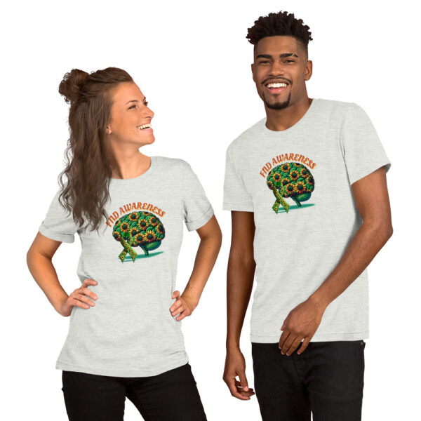 Support Functional Neurological Disorder Brain Sunflower Awareness T- Shirt - Image 11