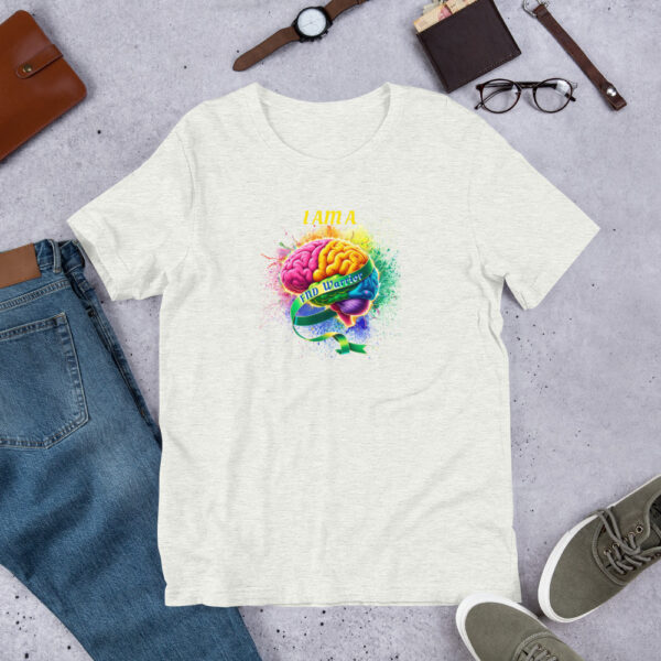 FND Warrior Colourful Brain Design Unisex T-Shirt - Image 13