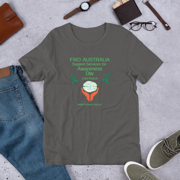 FND Australia Awareness Day Shirt - Front Print For Wheelchair Friendly Design - Image 9