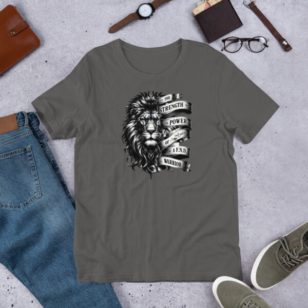 Never Underestimate the Power & Strength FND Warrior T-Shirt - Image 9