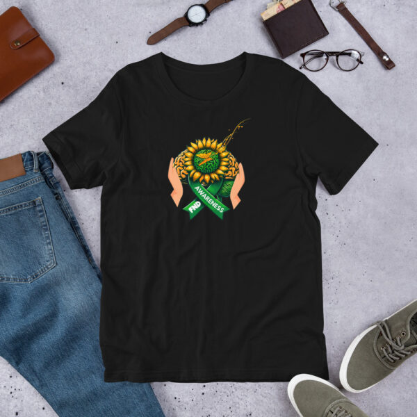 Functional Neurological Disorder Brain Sunflower T-Shirt - Image 14
