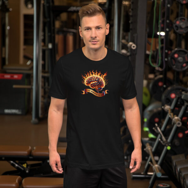 Functional Neurological Disorder Brain On Fire Awareness Support Unisex T-Shirt - Image 14