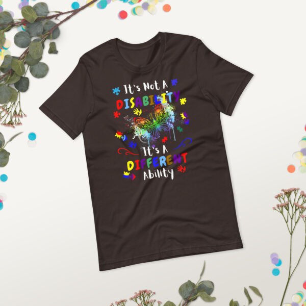 It's Not A DisabilityIts A Different Ability Unisex T-Shirt Hidden Disabilities Awareness - Image 7