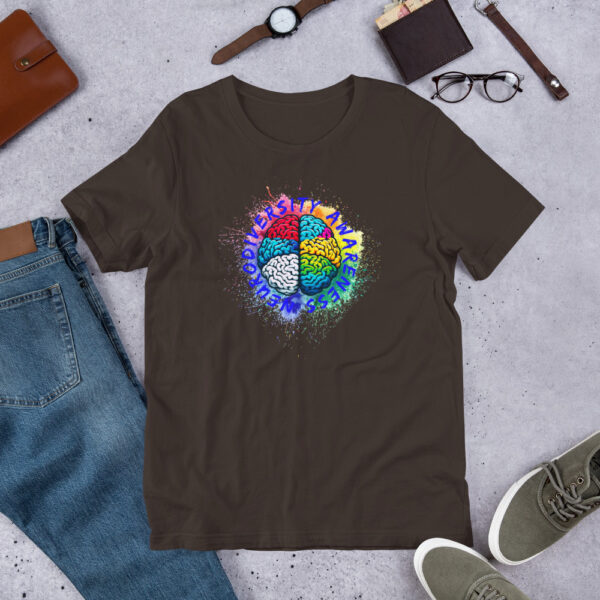 Neurodiversity Awareness Unisex T-Shirt For Hidden Disabilities - Image 7
