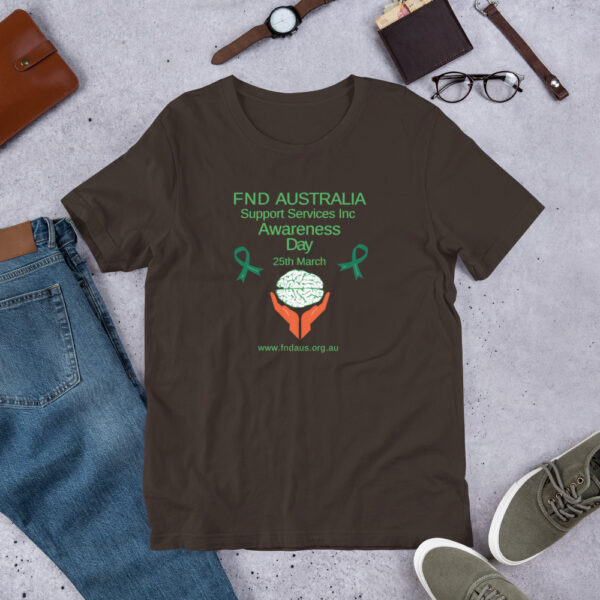 FND Australia Awareness Day Shirt - Front Print For Wheelchair Friendly Design - Image 4