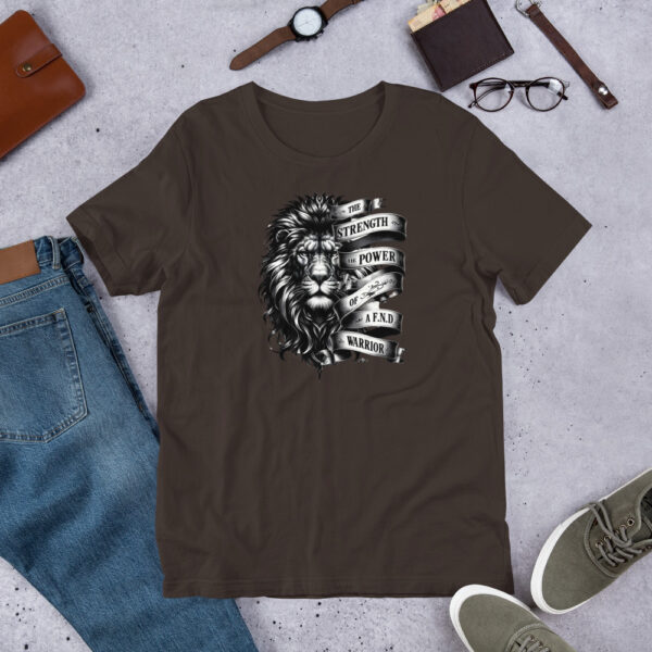 Never Underestimate the Power & Strength FND Warrior T-Shirt - Image 3