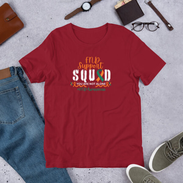 Support Squad For Functional Neurological Disorder Awareness Unisex T-Shirt - Image 3