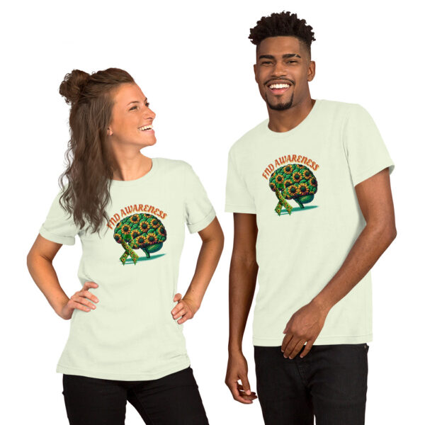 Support Functional Neurological Disorder Brain Sunflower Awareness T- Shirt - Image 12
