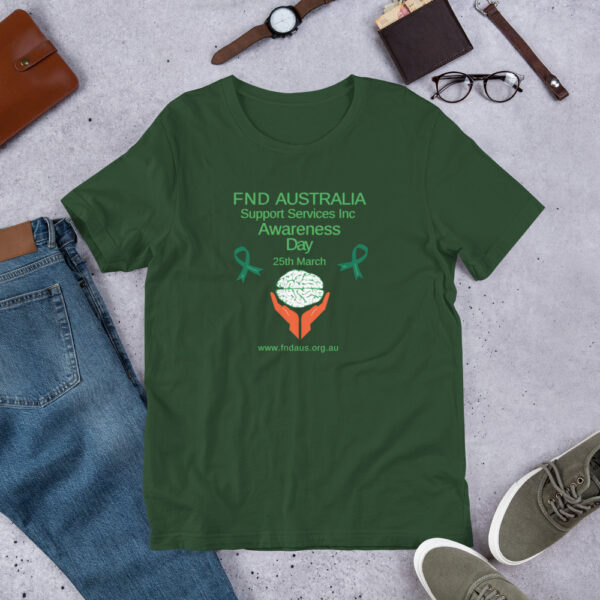 FND Australia Awareness Day Shirt - Front Print For Wheelchair Friendly Design - Image 6