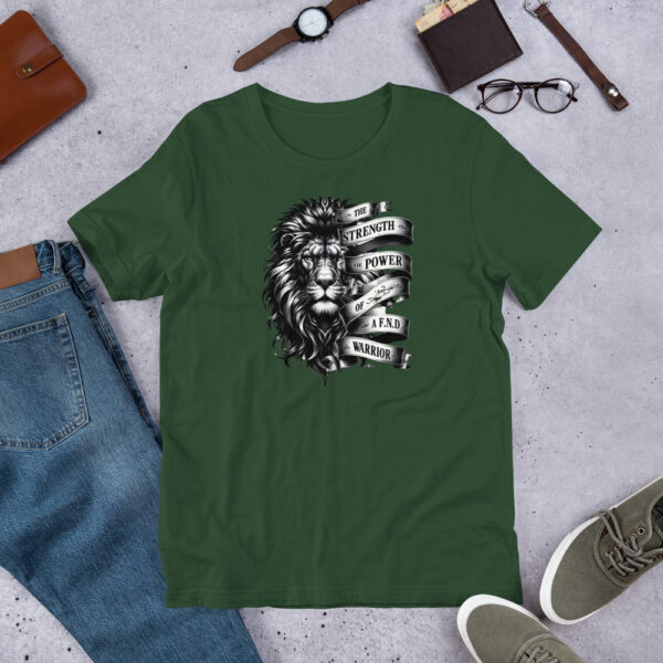 Never Underestimate the Power & Strength FND Warrior T-Shirt - Image 6
