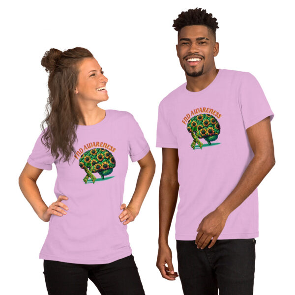 Support Functional Neurological Disorder Brain Sunflower Awareness T- Shirt - Image 7