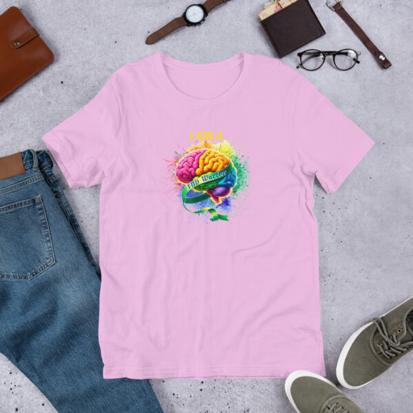 FND Warrior Colourful Brain Design Unisex T-Shirt - Image 7