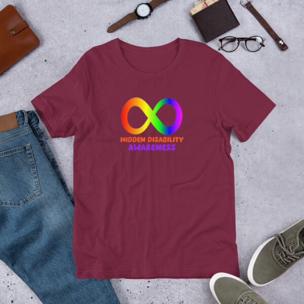 Hidden Disability Awareness Unisex T-Shirt - Image 8