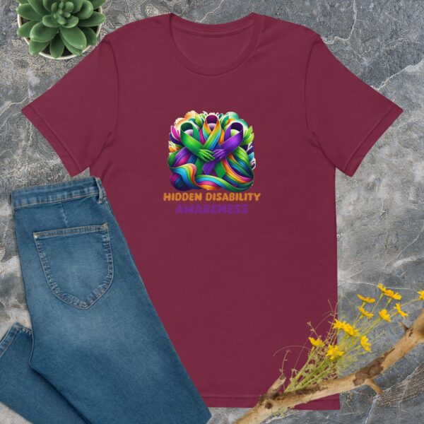 Hidden Disability Awareness Unisex T-shirt - Image 9