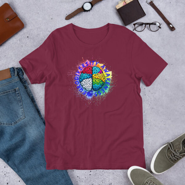Neurodiversity Awareness Unisex T-Shirt For Hidden Disabilities - Image 10