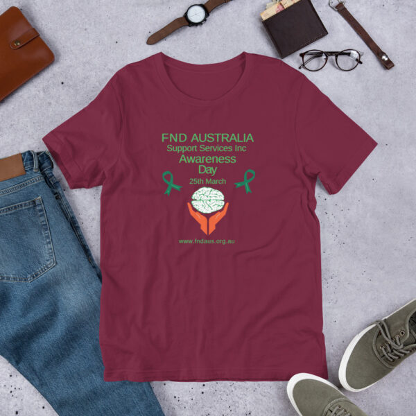 FND Australia Awareness Day Shirt - Front Print For Wheelchair Friendly Design - Image 5