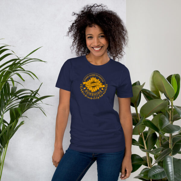 Stand Close to Sunshine Unisex T-Shirt - Hidden Disability Awareness - Image 10