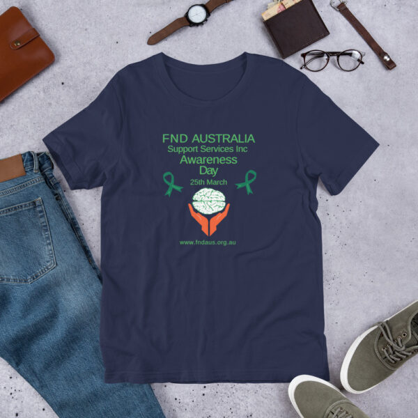 FND Australia Awareness Day Shirt - Front Print For Wheelchair Friendly Design - Image 2
