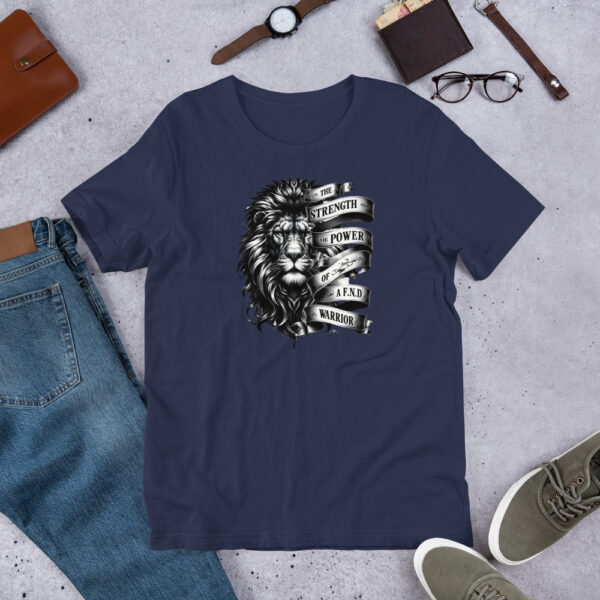 Never Underestimate the Power & Strength FND Warrior T-Shirt - Image 2
