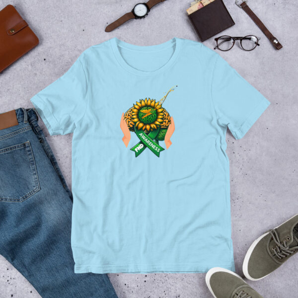 Functional Neurological Disorder Brain Sunflower T-Shirt - Image 11