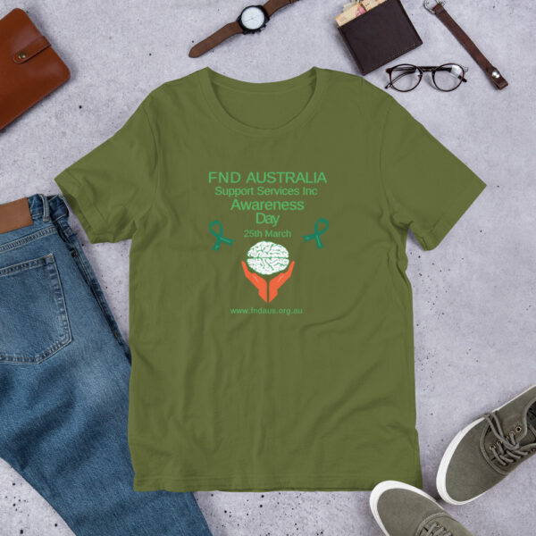 FND Australia Awareness Day Shirt - Front Print For Wheelchair Friendly Design - Image 10