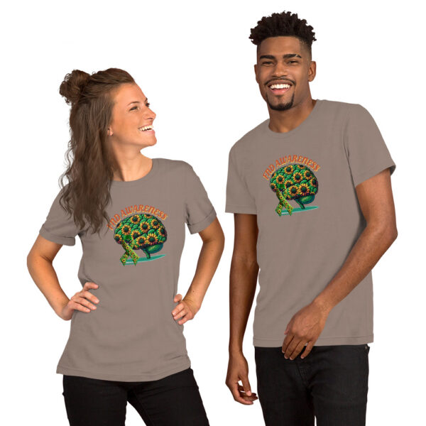 Support Functional Neurological Disorder Brain Sunflower Awareness T- Shirt - Image 5