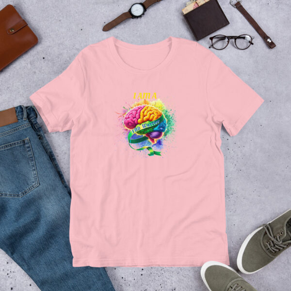 FND Warrior Colourful Brain Design Unisex T-Shirt - Image 8