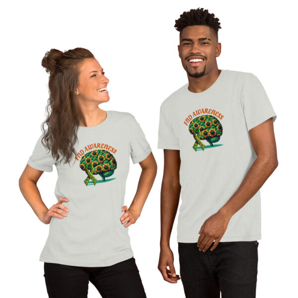 Support Functional Neurological Disorder Brain Sunflower Awareness T- Shirt - Image 10