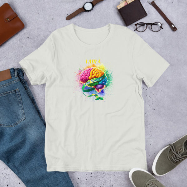 FND Warrior Colourful Brain Design Unisex T-Shirt - Image 12